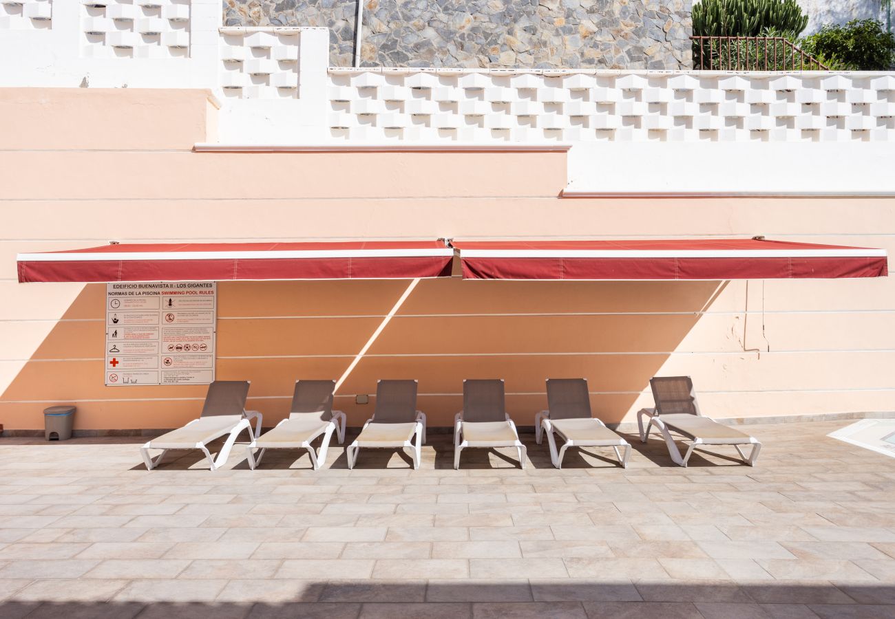 Ferienwohnung in Santiago del Teide - OkStay - Apto Los Gigantes con vistas y piscina